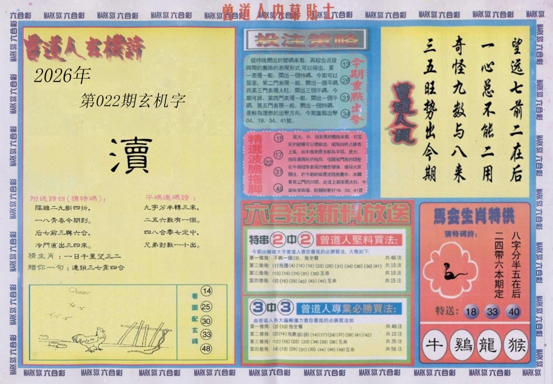 022期曾道人内幕贴士B[图]