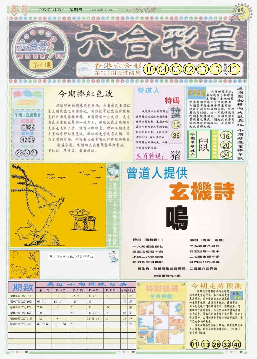 022期六合彩皇A[图]