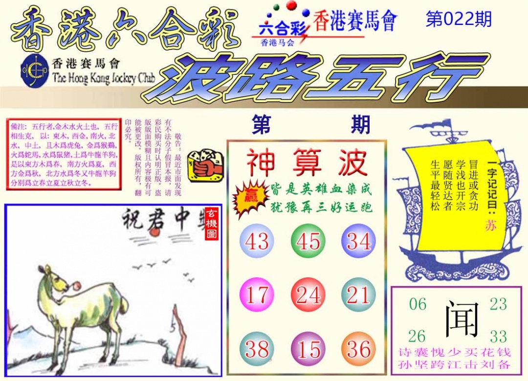 022期波路五行[图]