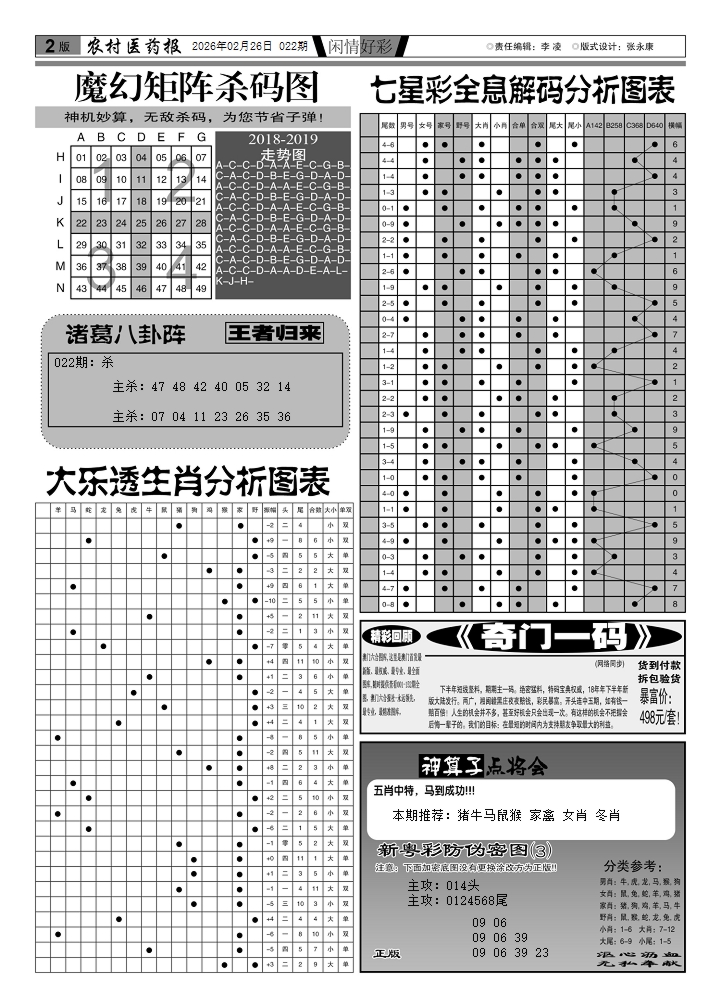 022期新粤彩(闲情好彩E)[图]
