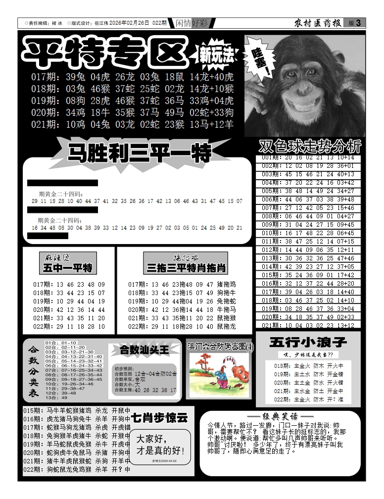 022期新粤彩(闲情好彩F)[图]